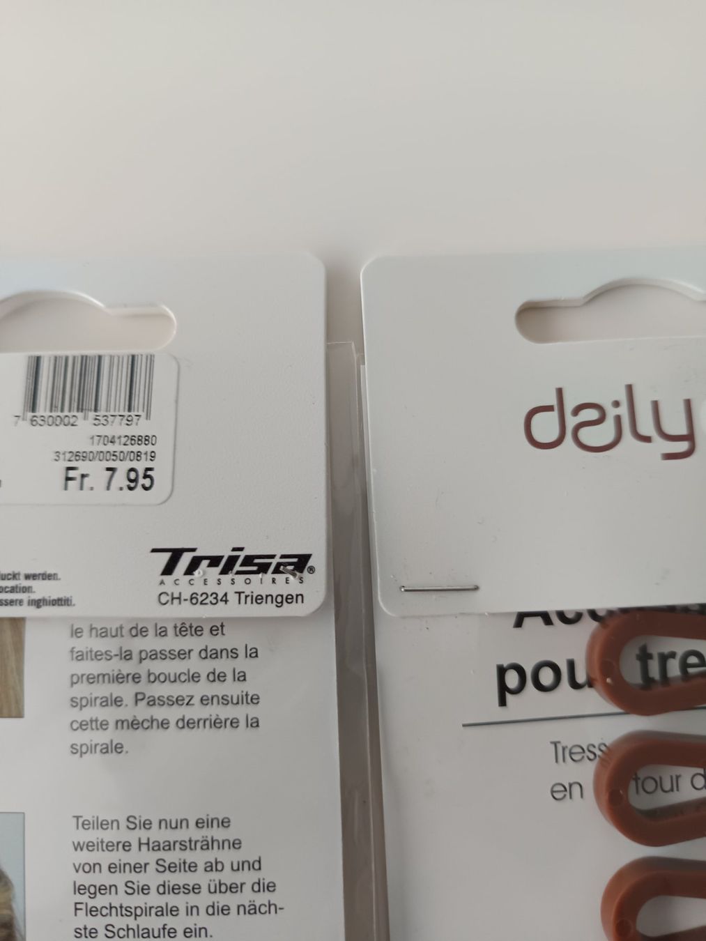 Accessori per capelli: 10 x Trisa Haareflechter – Nuovo e nell'imballaggio originale da Rüthi (Rheintal) venduto da Balty 3