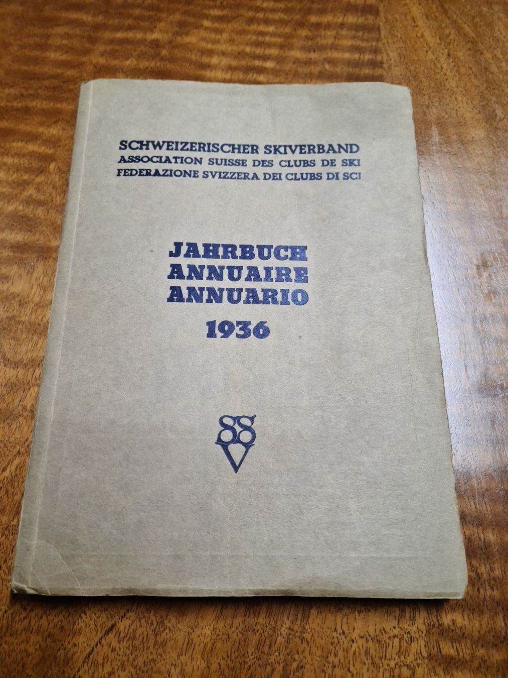 Bücher: Schweizerischer Skiverband Jahrbuch 1936 – Gebraucht aus Erstfeld von Uhu1980