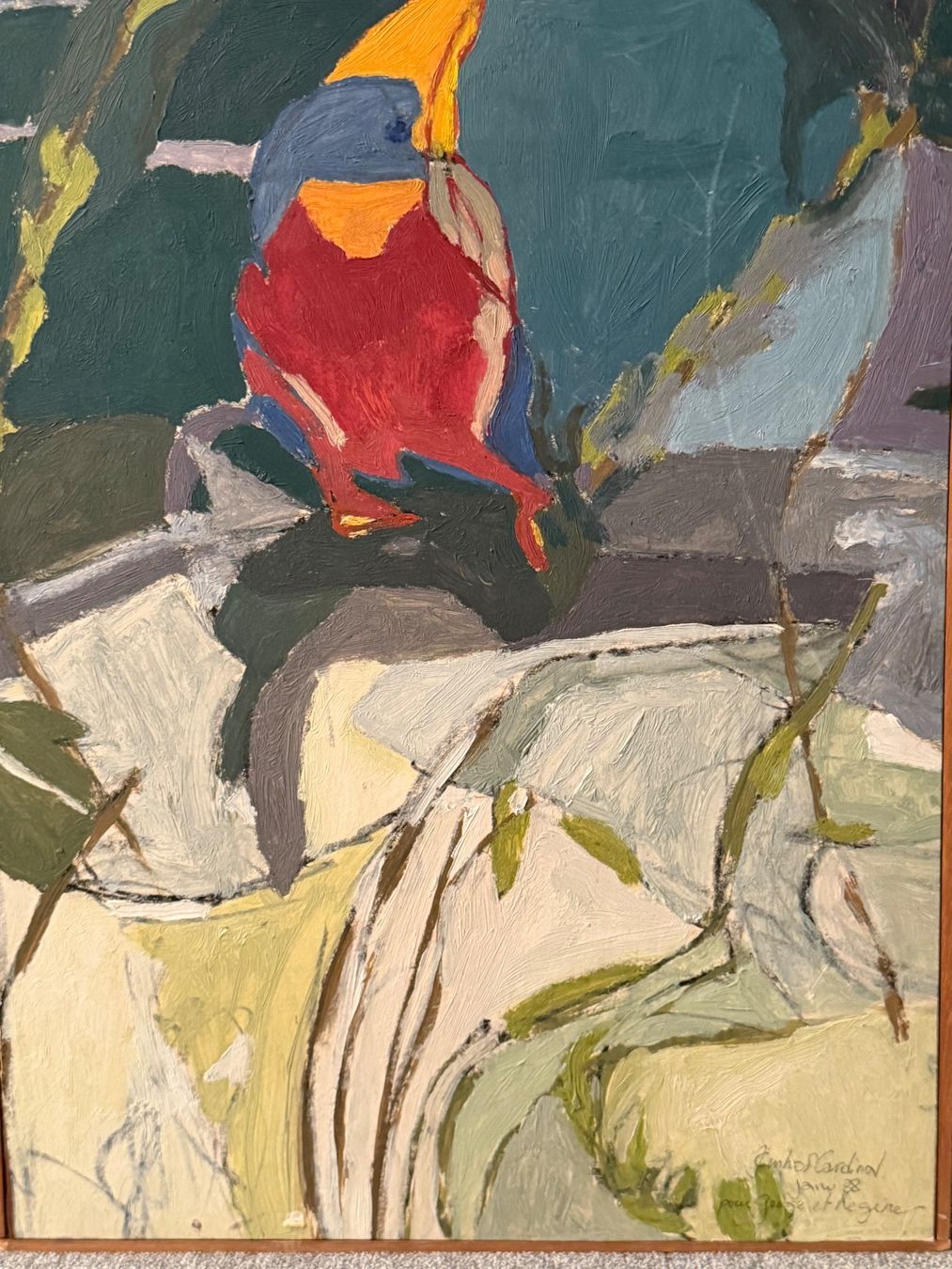 Dipinti: Catherine Imhof-Cardinal  Original Gemälde – Usato da Basel venduto da PAUL_ART 3