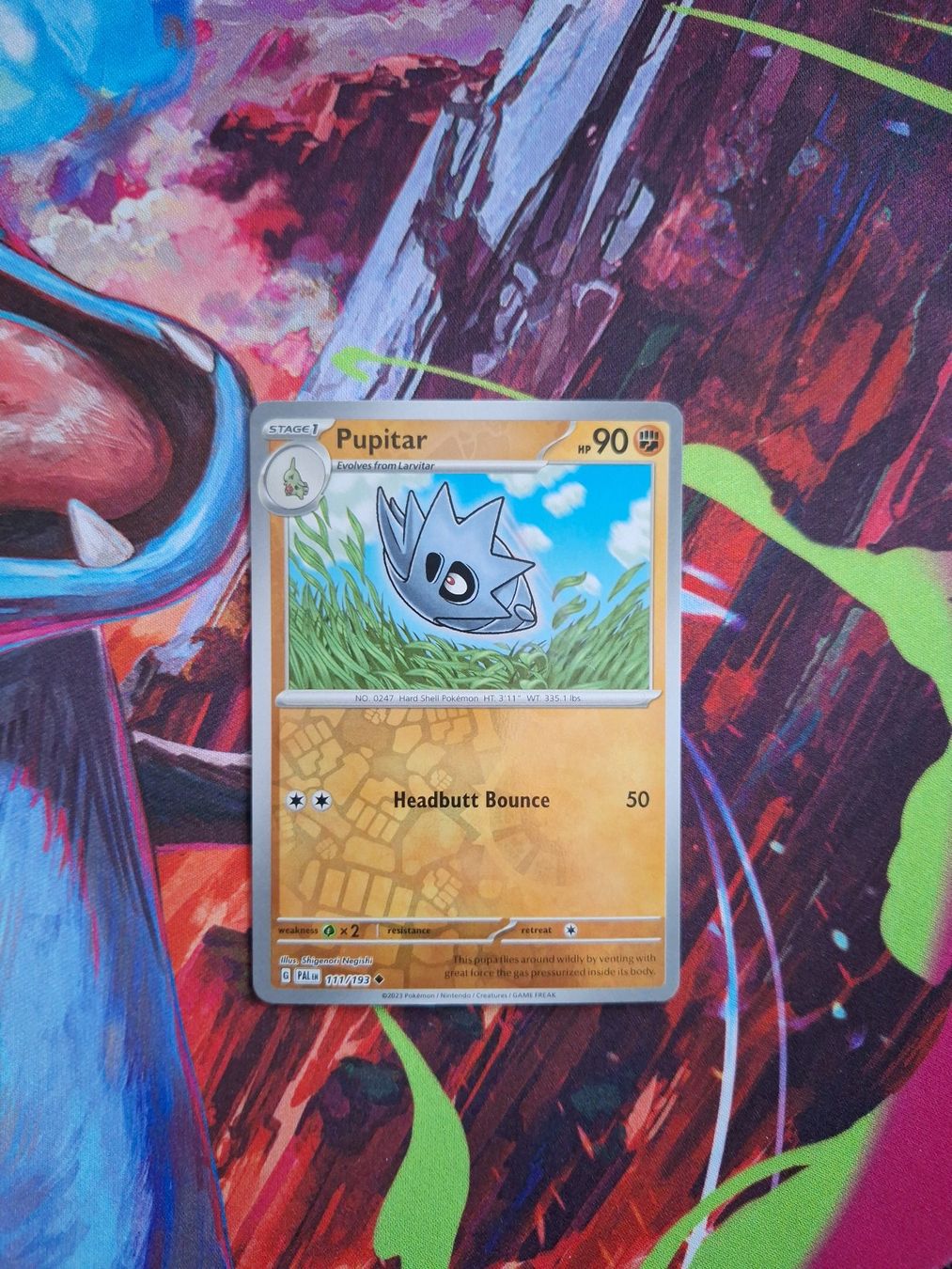 Pokémon Carte collezionabili: Pupitar - Reverse Holo - Pokemon Paldea Evolved – Usato da Altstätten SG venduto da GGsGameshop
