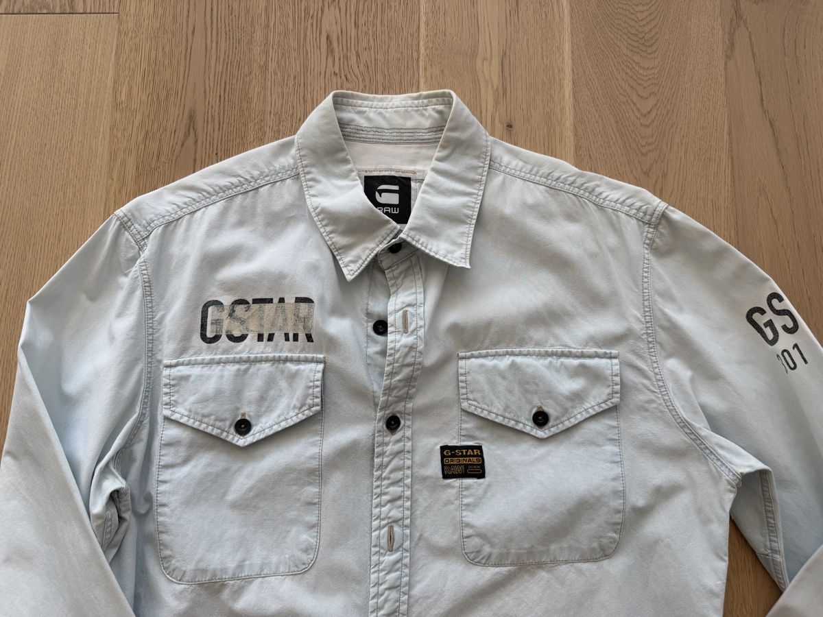 G-Star Camicie: G-Star Raw Hemd hellblau  Grösse L   – Usato da Wolfhausen venduto da lance83 1