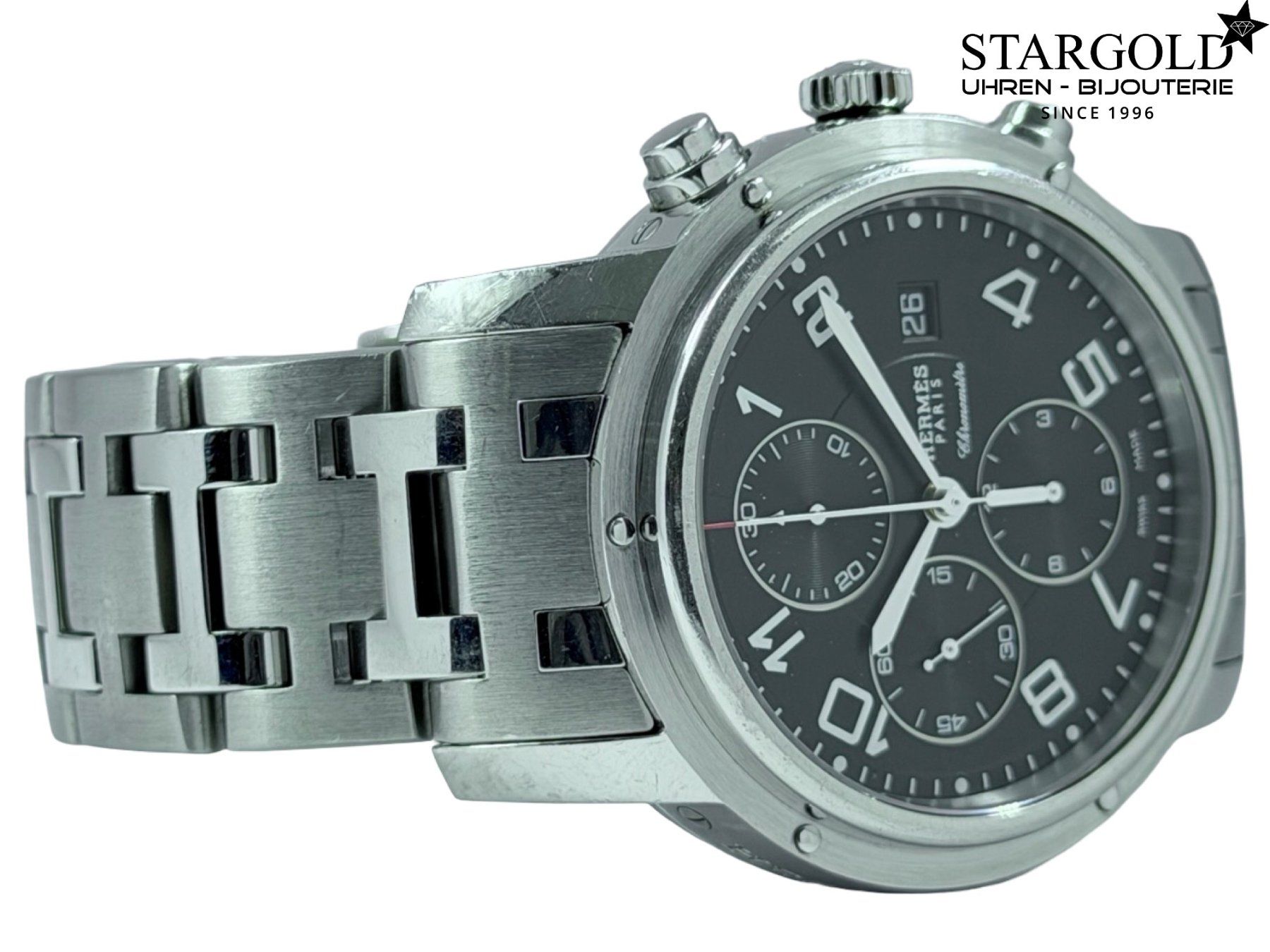 Hermès Orologi: Hermès Clipper Chrono - CP1.910 – Usato da Zürich venduto da Stargold-Uhren 8