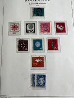18 timbres oblitérés 1964/65 Allemagne selon photo
