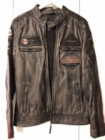 Lederjacke, gr. 50