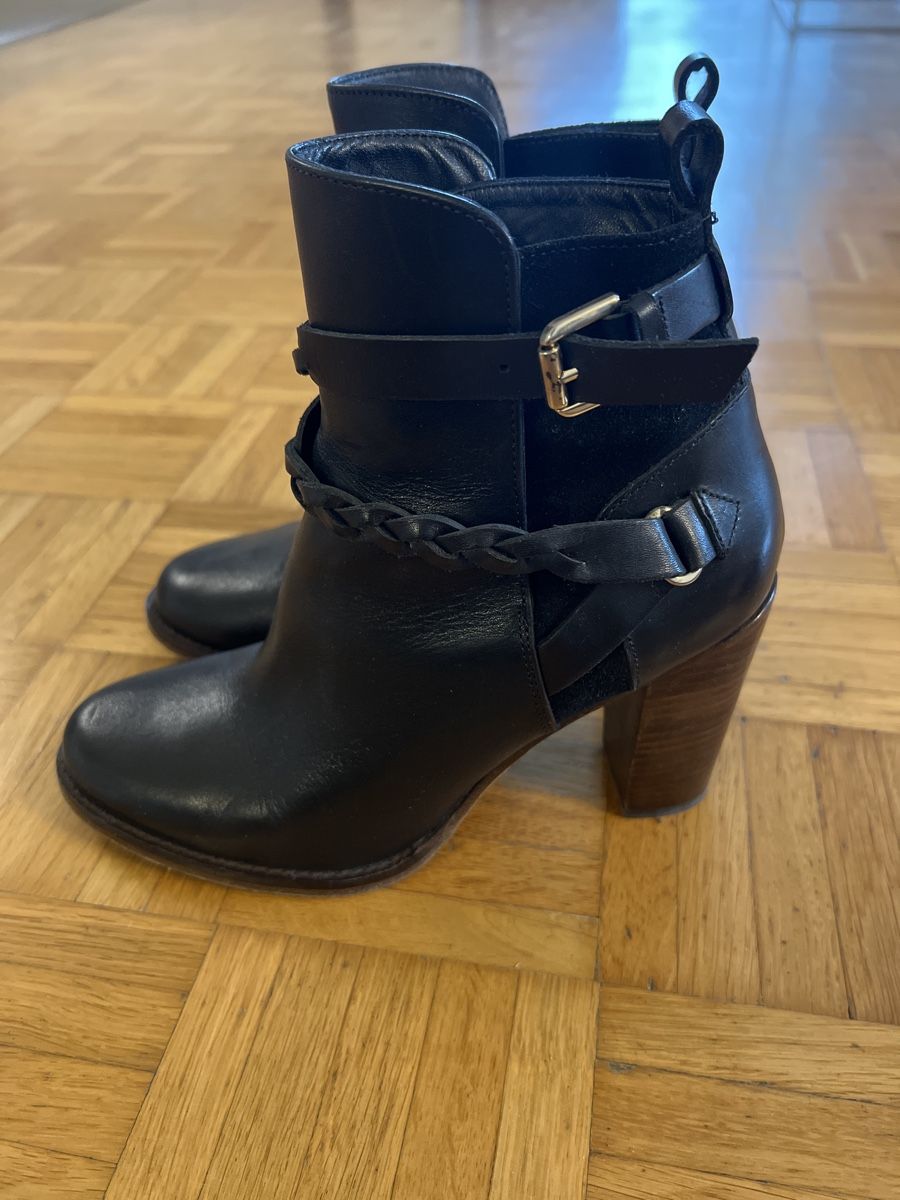 Damenschuhe: Stivaletti neri in pelle 39 – Gebraucht aus Sorengo von LaVale 2