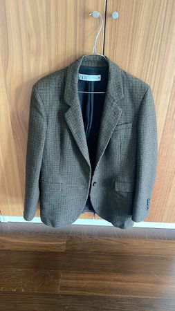 Elegantes Sakko von Zara im Hahnentrittmuster, Grösse S/M