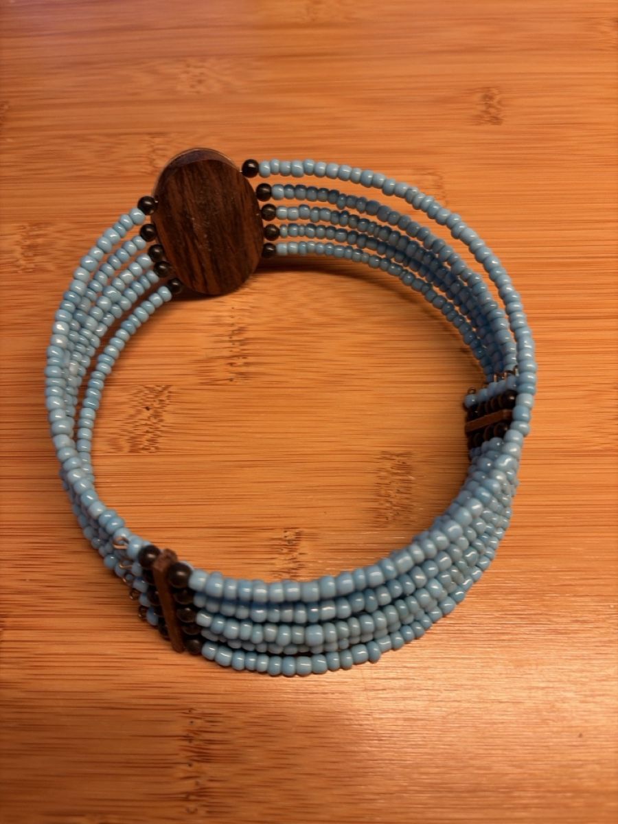 Altri gioielli: Halskette und Armband Set, hellblau – Usato da Herisau venduto da Usuperman 2