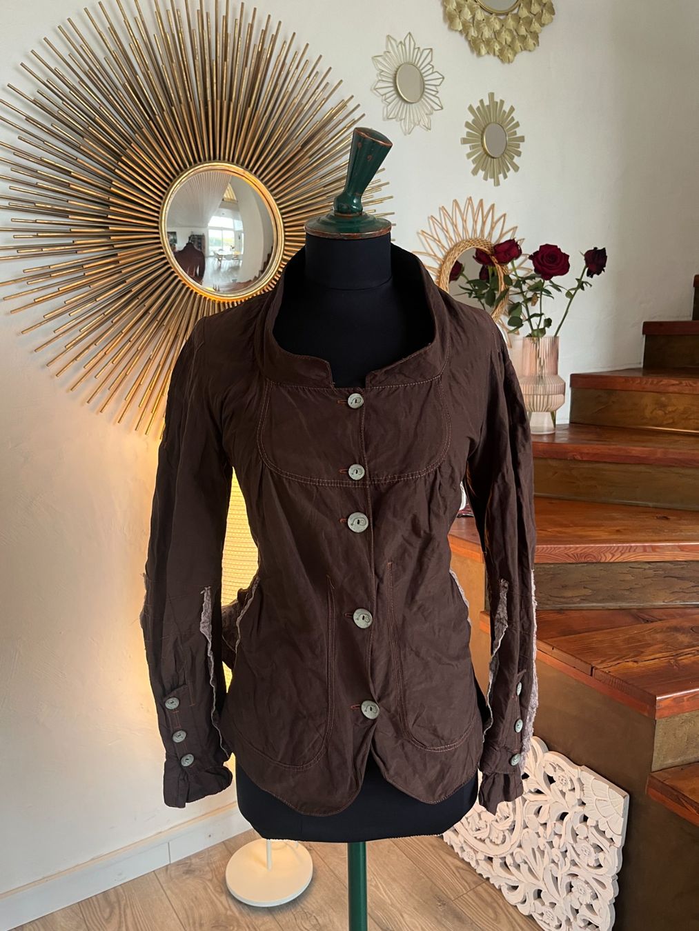 Jacken: Veste Automne Marron Style Bohème Chic – Gebraucht aus Seiry von vanille08