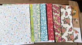 30 Blatt Design Papier 30,5x30,5cm plus gratis 6x6“ Blätter