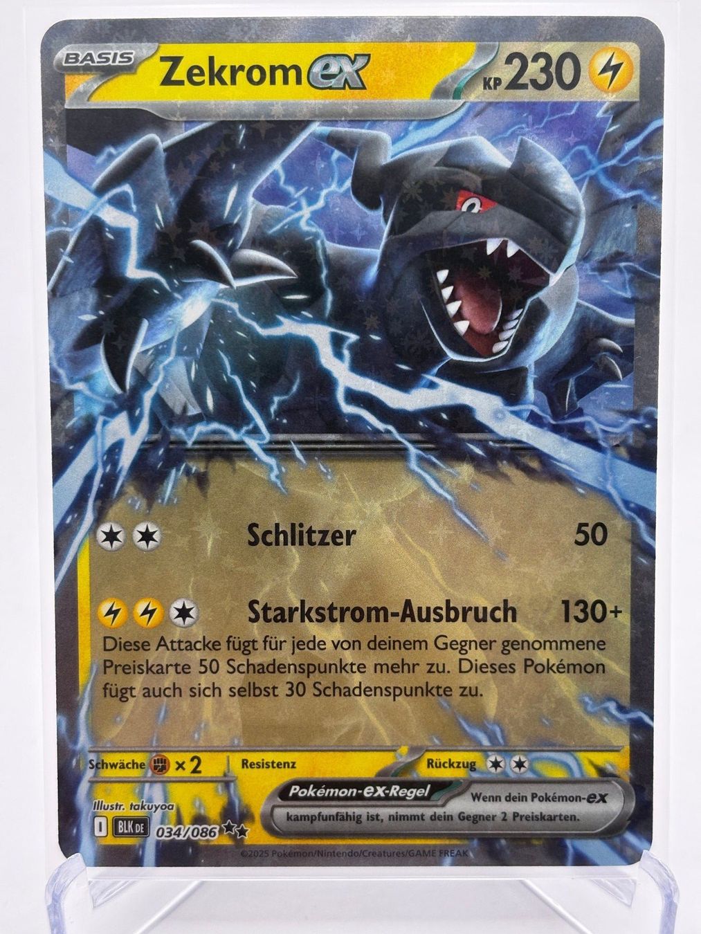 Pokémon Carte collezionabili: Schwarze Blitze - Zekrom ex  (BLK 34) - DE – Nuovo (secondo la descrizione) da Allschwil venduto da Bullach
