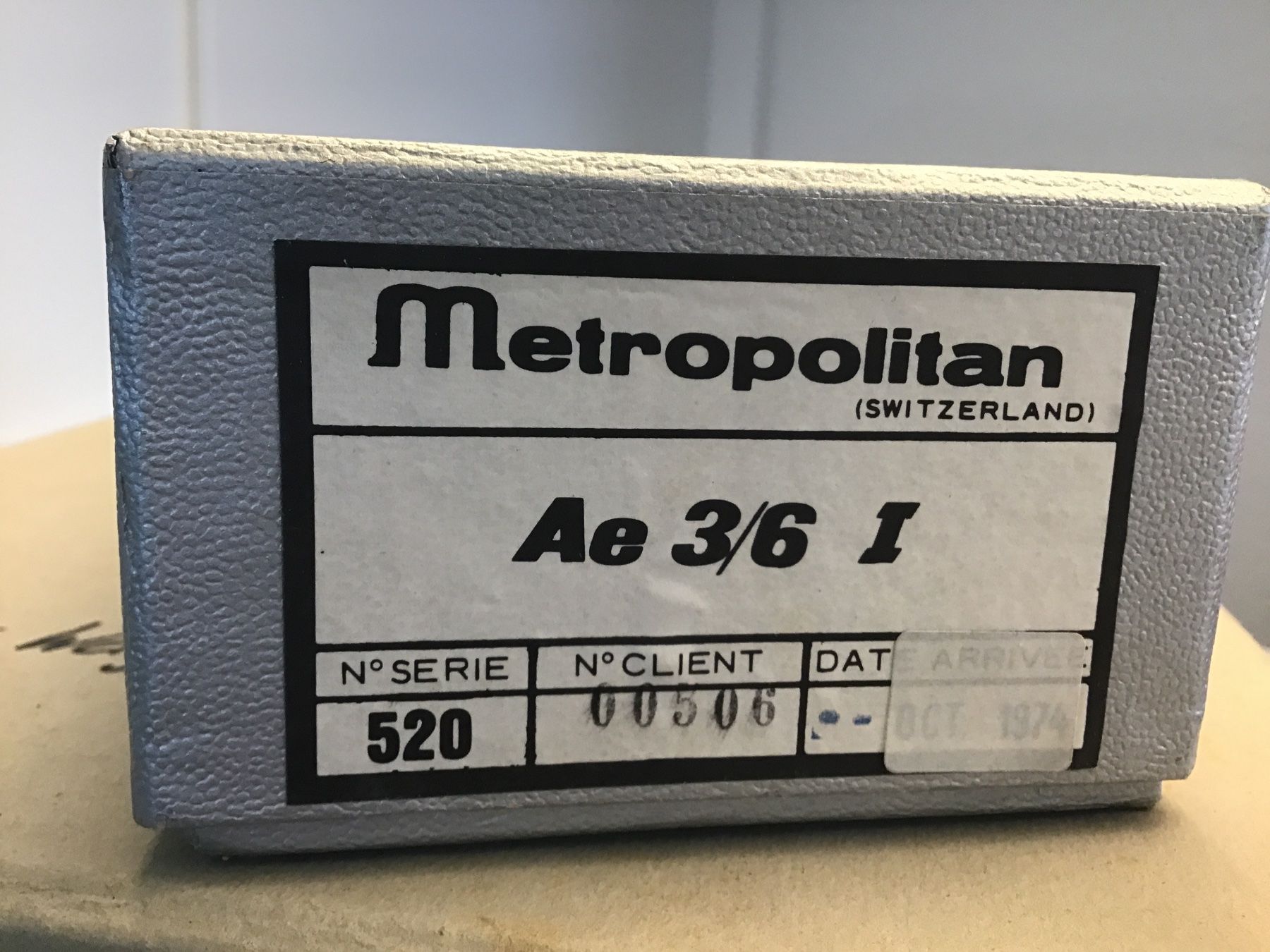 Metropolitan Modellini di ferrovie: METROPOLITAN  H0 AE 3/6 II SBB VITRINENMODELL – Nuovo (secondo la descrizione) da Männedorf venduto da Modelle-aller-Art 6