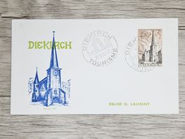 CL05 Enveloppe + Timbre Luxembourg 1962