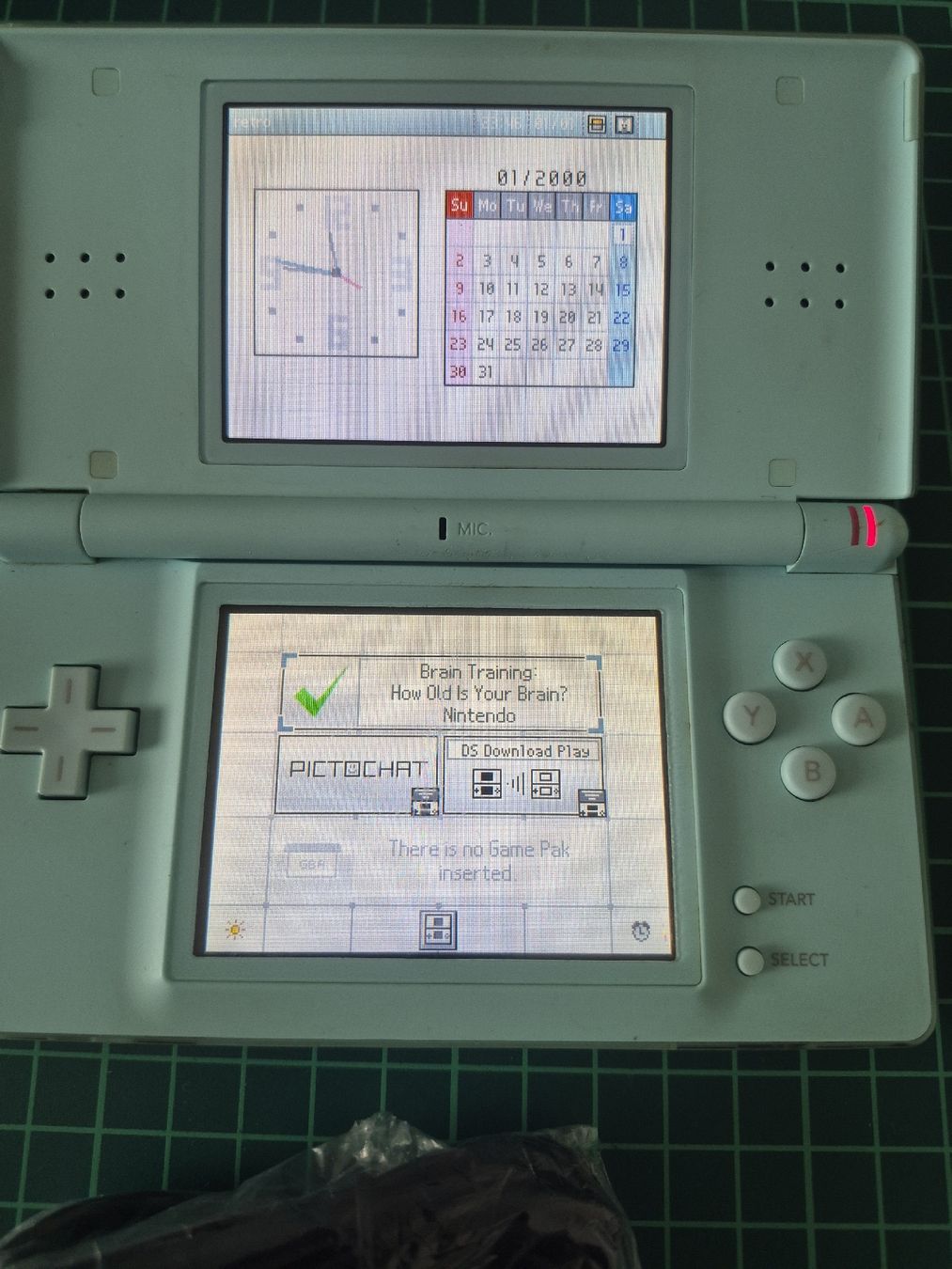 Nintendo Konsolen: Nintendo DS Lite Aqua Blue Bundle with Brain Training – Gebraucht aus Meyrin von Retro-GZ 2