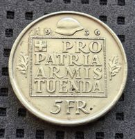 5 Fr. Silber-Gedenkmünze 1936 gut erhaltenes, Sammlerstück