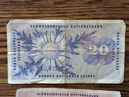 Banknoten Sammlung Schweiz 5 10 20 Franken 