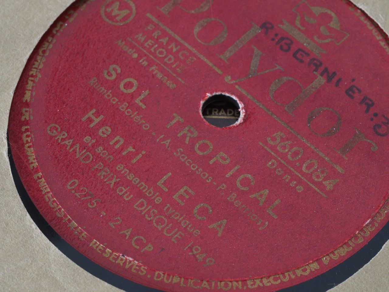 Schallplatten: DISQUES 78 TOURS – Gebraucht aus Lausanne von Leag 2