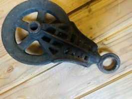 Antique Eisen Seilwinde. In seht guten Zustand 