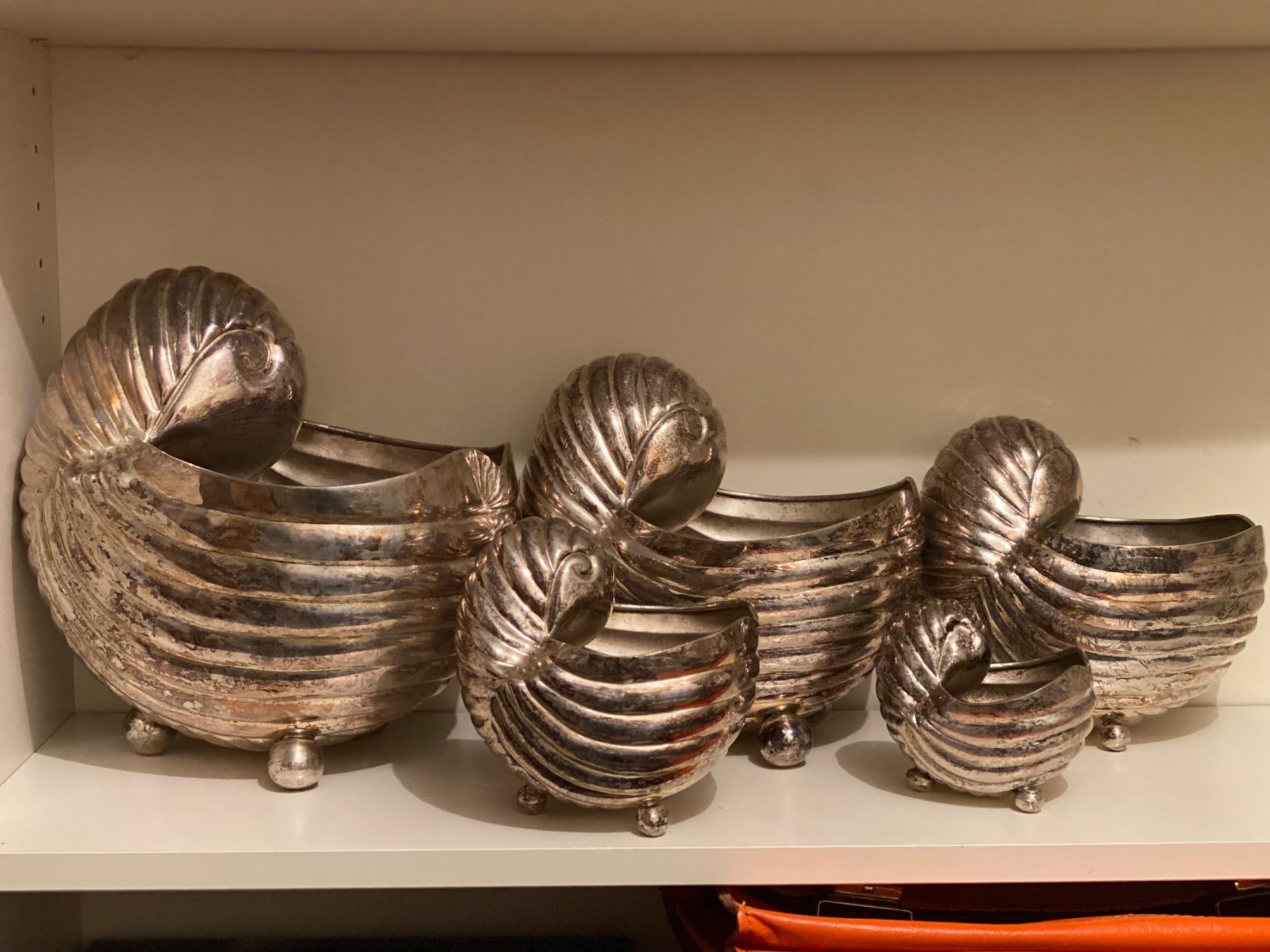 Ciotole: Vintage Nautilus Schalen versilbert im Set – Usato da Rorbas venduto da tun_m7fz 2