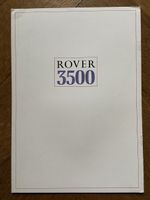 Rover 3500 Prospekt ca 1971 deutsch Publ. No. 795/A brochure