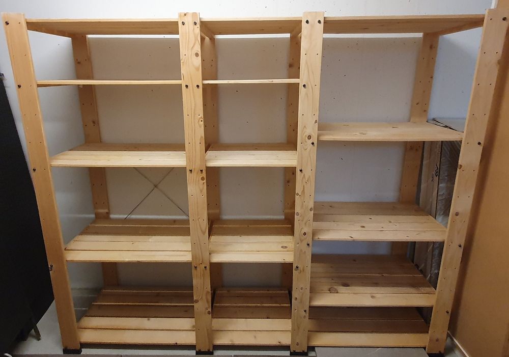 Stabiles Kellerregal aus Holz (IKEA) Kaufen auf Ricardo