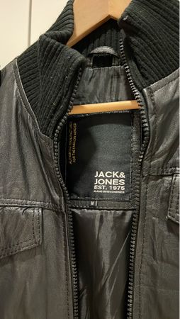 Veste en CUIR ! Jack&Jones Homme Taille M