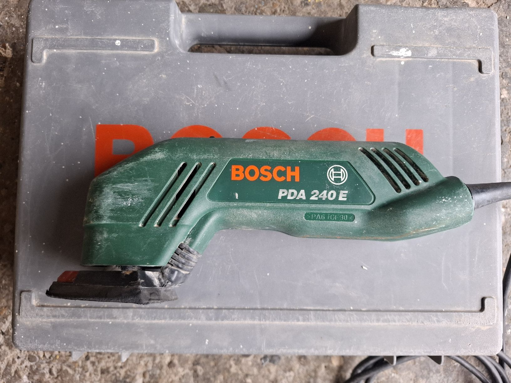 Bosch Schleifen & Polieren: Bosch PDA 240 E Schleifmaschine mit Koffer – Gebraucht aus Glattfelden von volvo140920 1