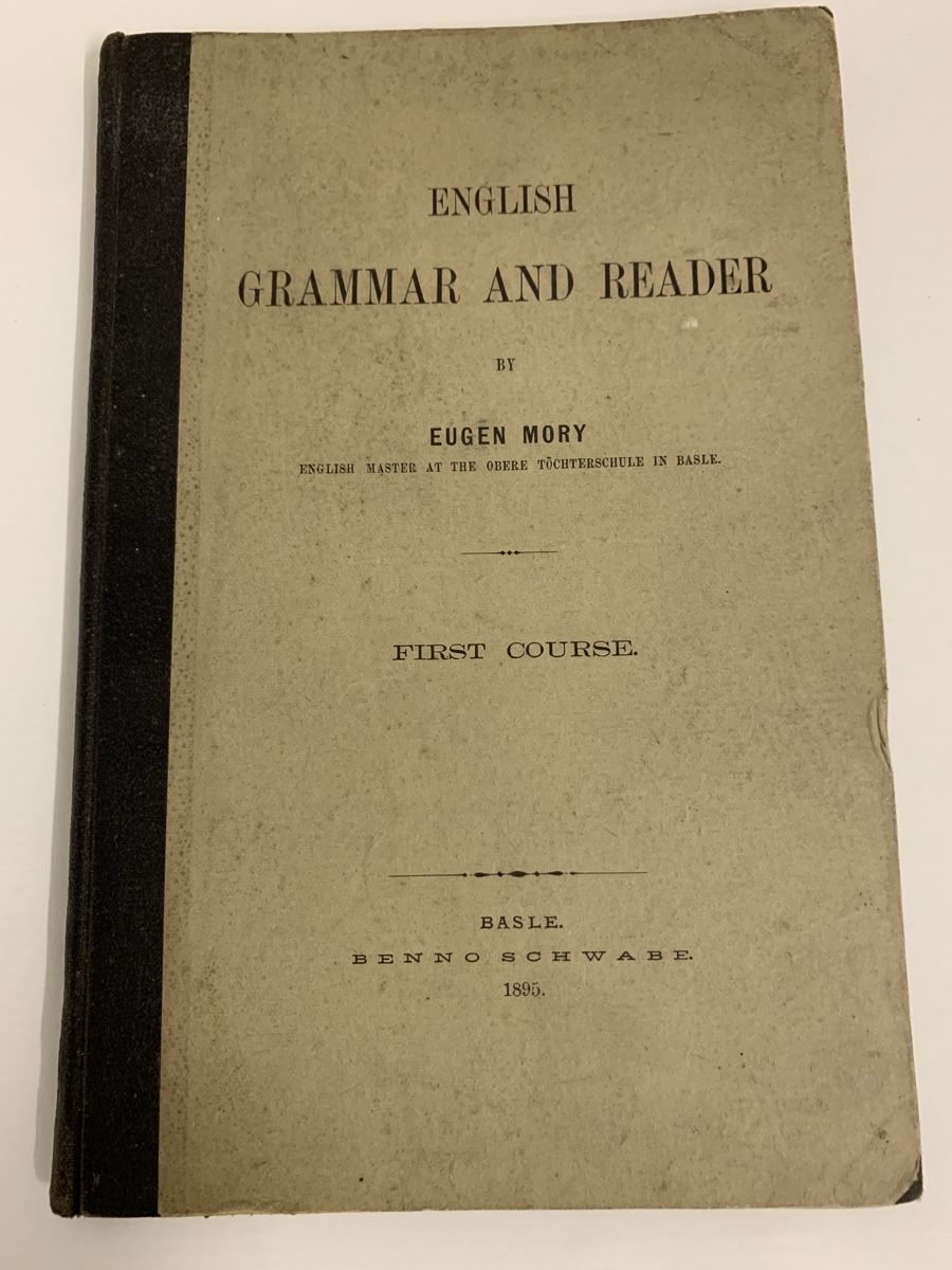 Libri: Antikes Schulbuch "English Grammar and Reader" 1895 – Usato da Erlenbach ZH venduto da Ritschly 2