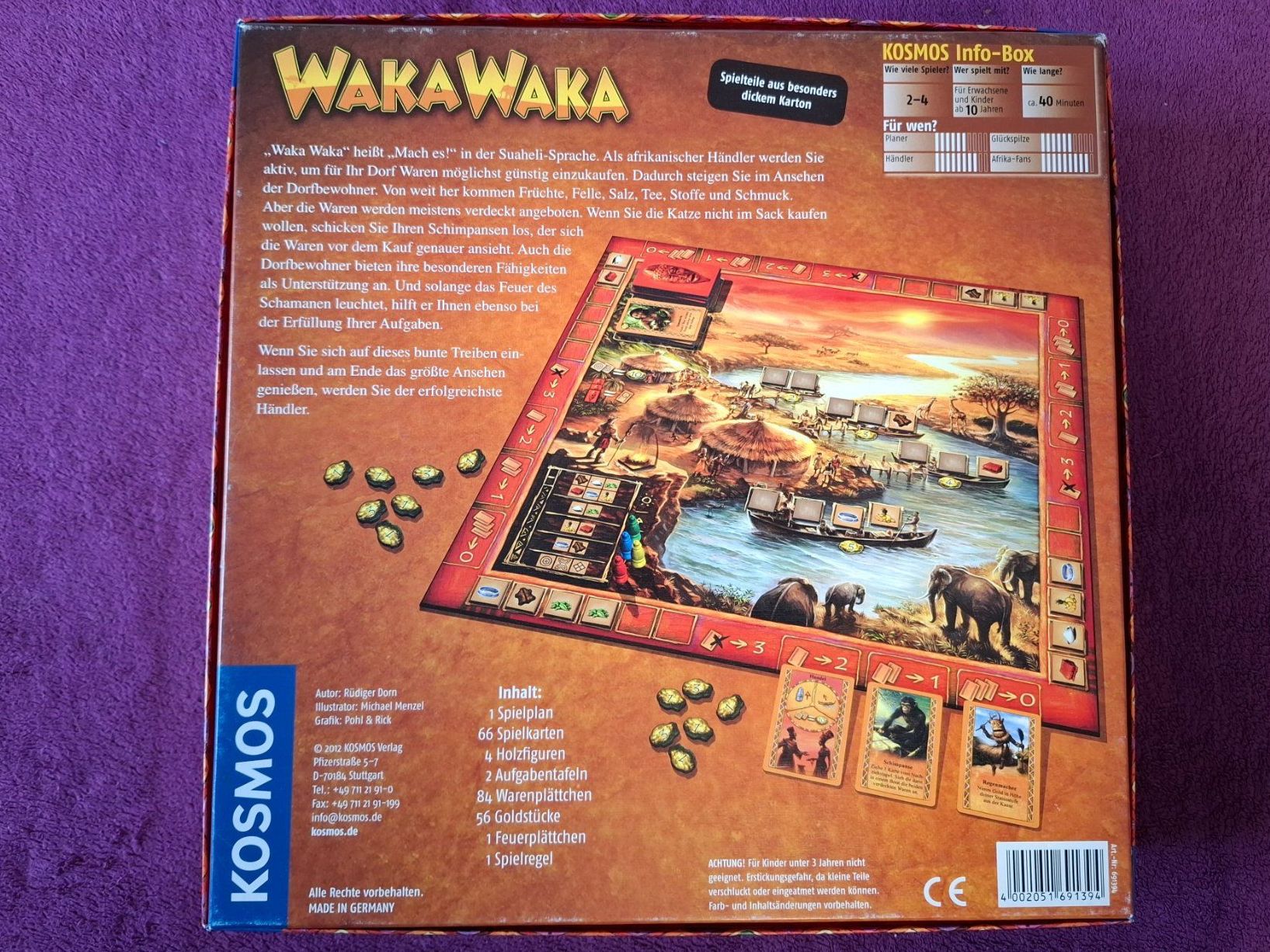 Kosmos Giochi: Kosmos Spiel - Waka Waka – Usato da Müllheim Dorf venduto da Seeeule01 8