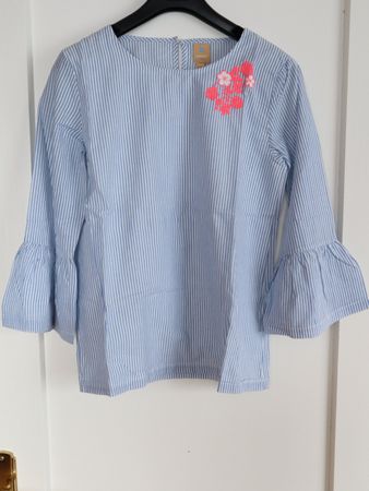 Bluse / Shirt, Gr. 158/ 164 oder Damen XS, Baumwolle, ab 1.-