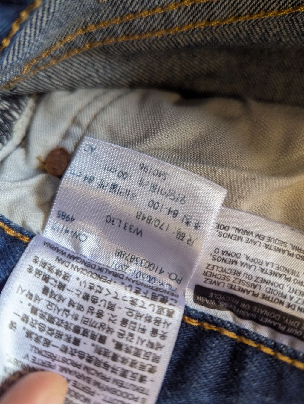 Levi's Jeans: Levi's 501s W33 L30 Blue – Usato da Stans venduto da ang_vp2j 4