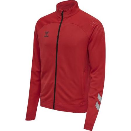 Hummel Hmllead Poly Zip Jacket - true red (Grösse: L)