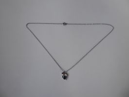 Schöne Kette mit Herz Anhänger, ca. 45cm Kette, neuw.