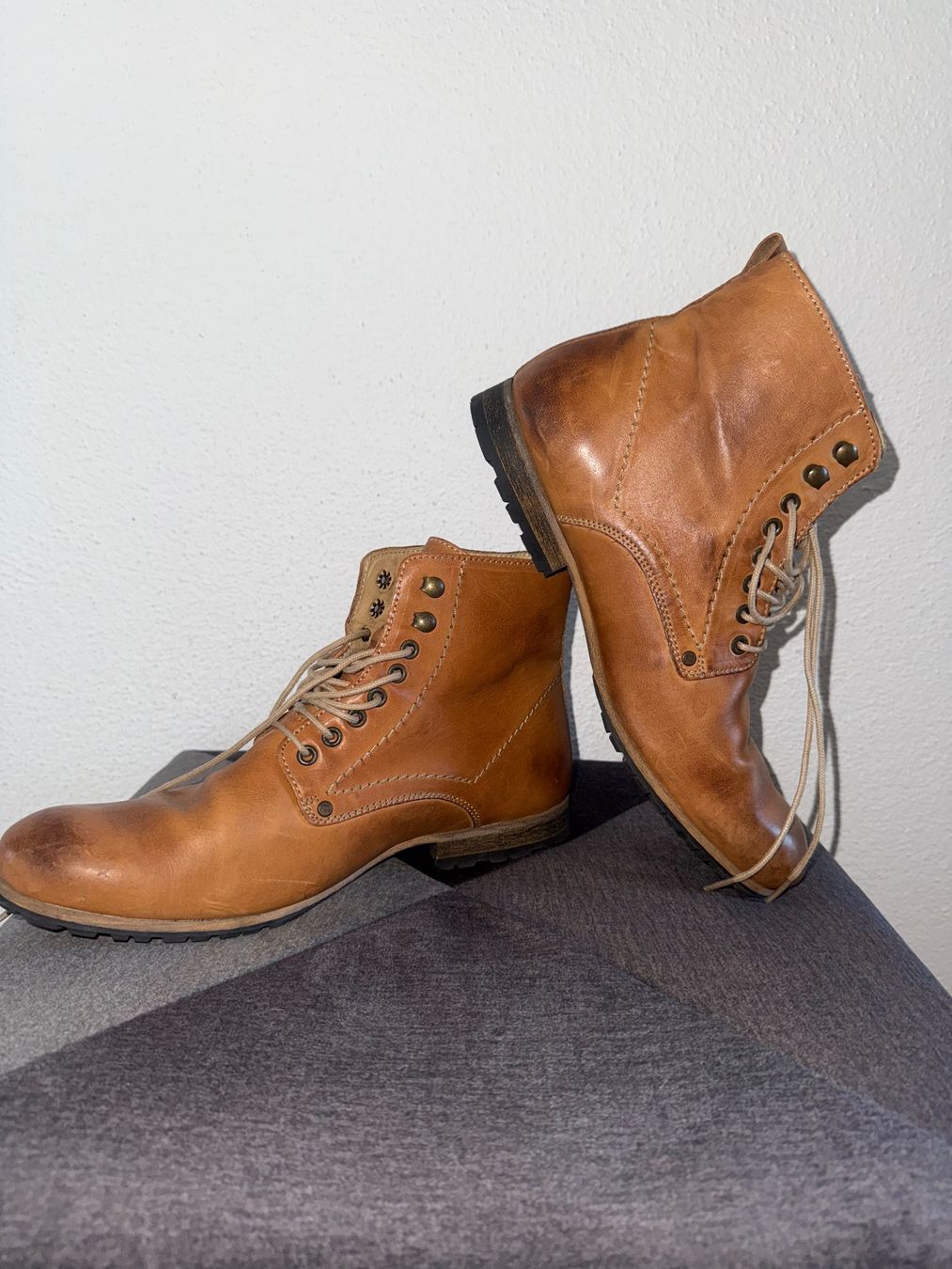 Herrenschuhe: Echtlederstiefel Gr.42/28,5cm MAX – Gebraucht aus Buchrain von nat_pl5p 1