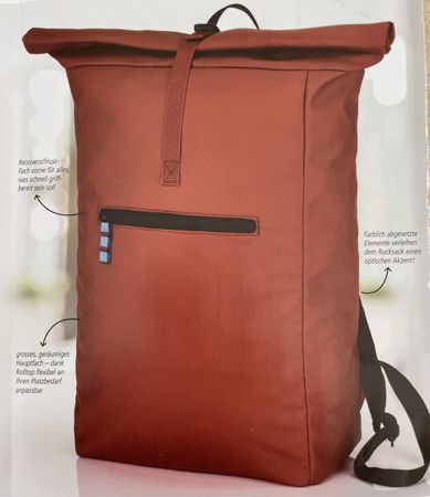 Stylischer Rucksack Kurieroptik, NEU & ungebraucht