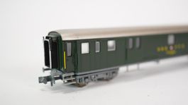 e37 Spur N Wabu SBB Gepäckwagen F grün