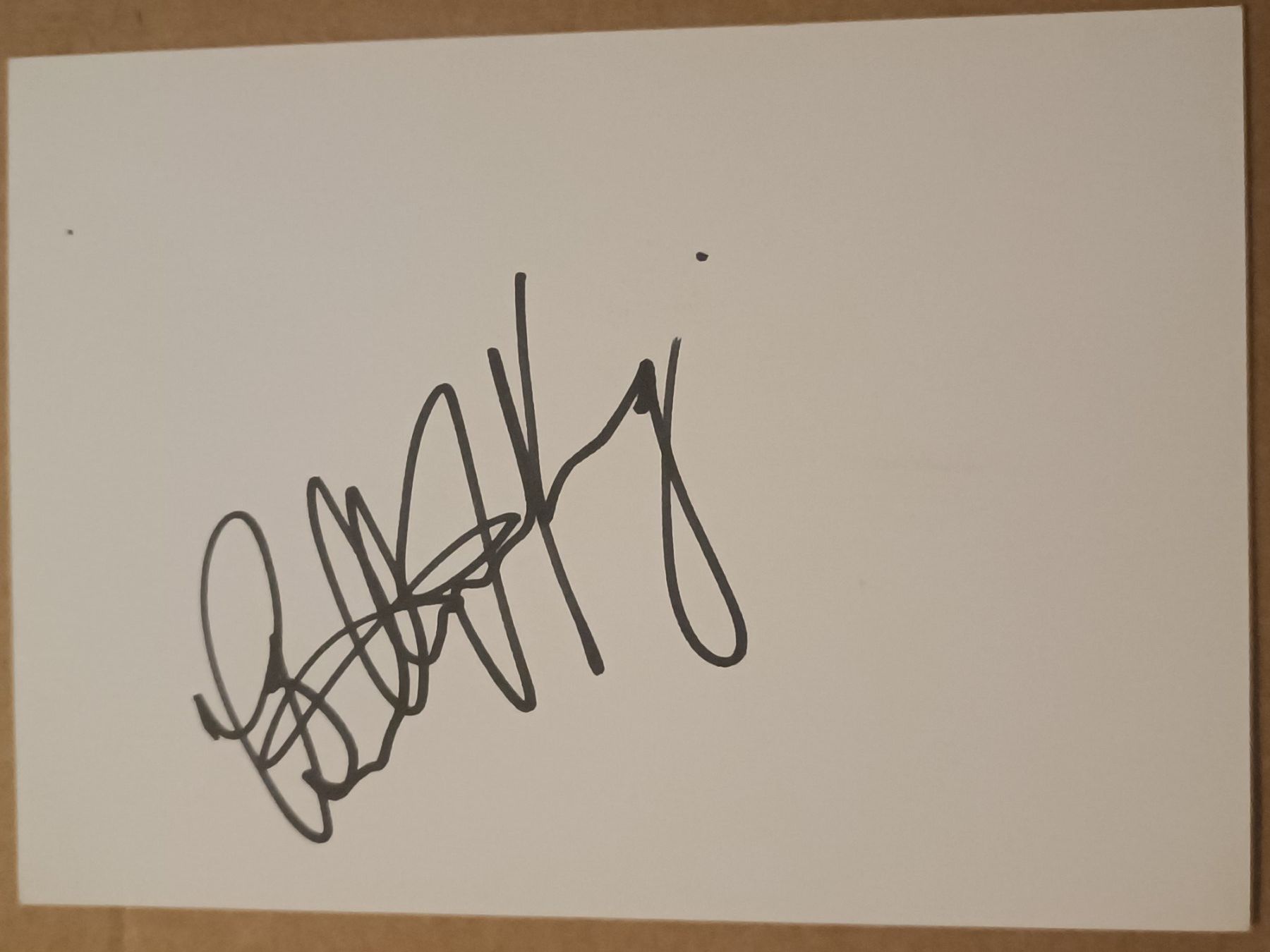 Autografi: Billie Jean King - handsigniert – Usato da Menziken venduto da Artographs