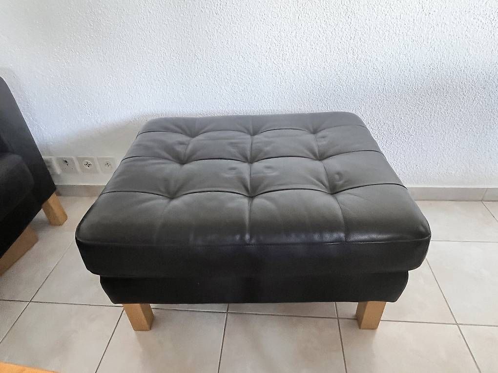Sofas: Sofa Set Leder schwarz  – Gebraucht aus Luzern von Nora1417 2