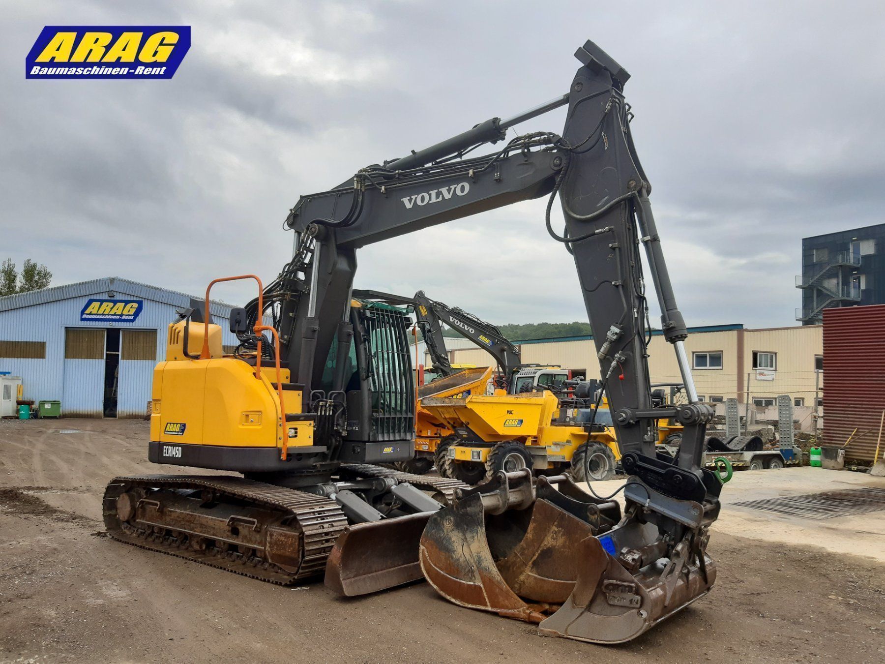 Volvo Escavatori: Raupenbagger Volvo ECR145DL – Usato da Hasle LU venduto da Arag08 4