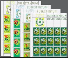 🇱🇮 1970 SÉRIE 1er jour «FLEURS LIECHTENSTEIN« (LBK 95.00)