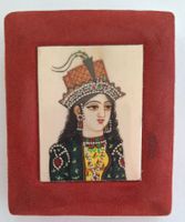 Indische Miniaturmalerei, Original Gemälde Bild Vintage