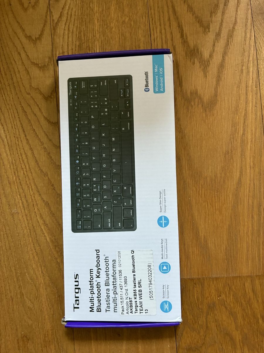 Targus Tastiere: Targus Bluetooth Keyboard KB55 multi-platform new – Nuovo (secondo la descrizione) da Genève venduto da sil_9tzh