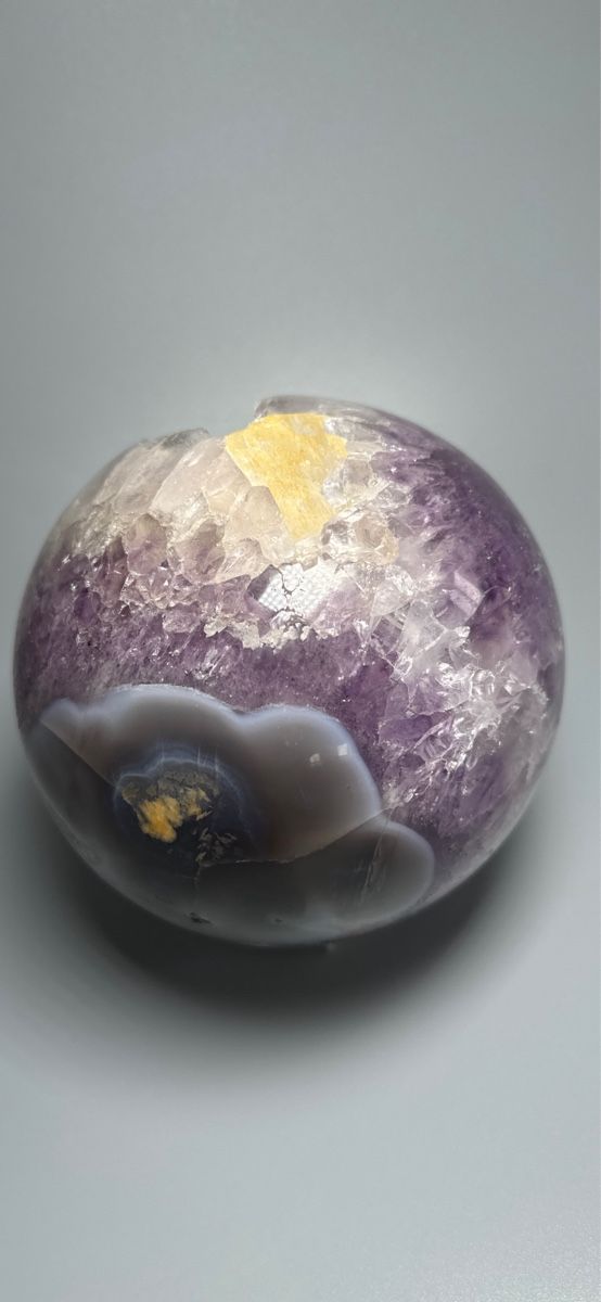 Pietre preziose: Amethyst Kugel 2.5kg, 12.5cm – Nuovo e nell'imballaggio originale da Zürich venduto da unique2010 1