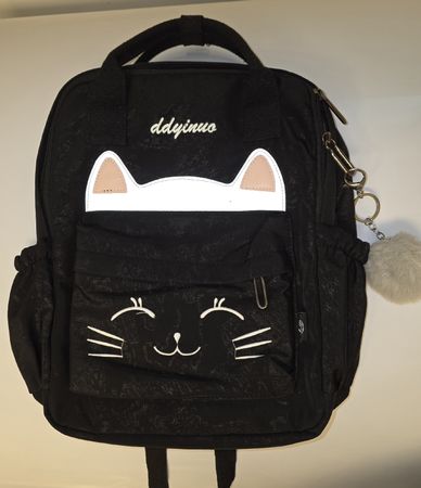 Mädchen Rucksack Katze