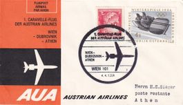 Erstflug AUA Caravelle Wien - Athen 1964