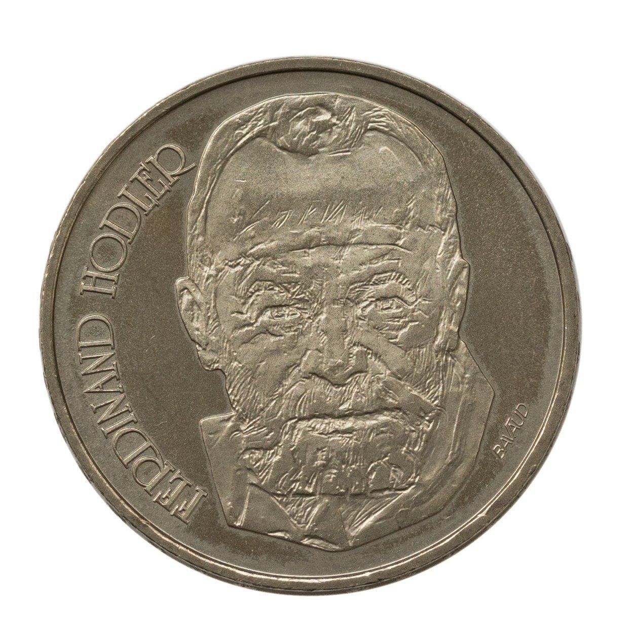 Tutti le monete: 5 Franken 1980 Ferdinand Hodler – Usato da Rotkreuz venduto da Swiss-Coins