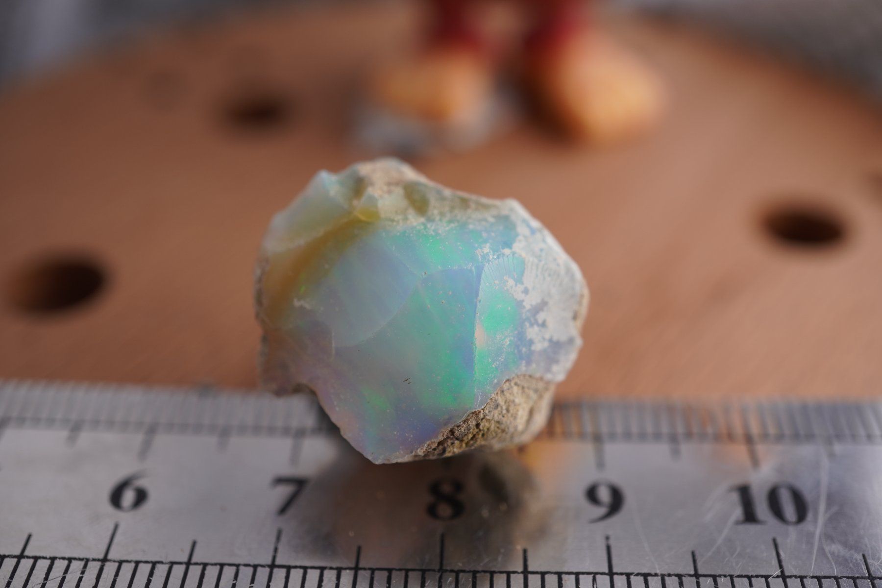 Minerali & Pietre curative: Opal Rohstein mit Feuer ca 20mm   ab  1.-     Räumung – Nuovo e nell'imballaggio originale da Eschenbach SG venduto da topstone 3