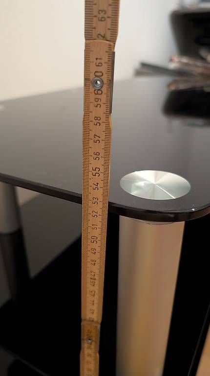 Mobili TV: TV Möbel - Glas Schwarz – Usato da Birmenstorf AG venduto da san_7w9c 3