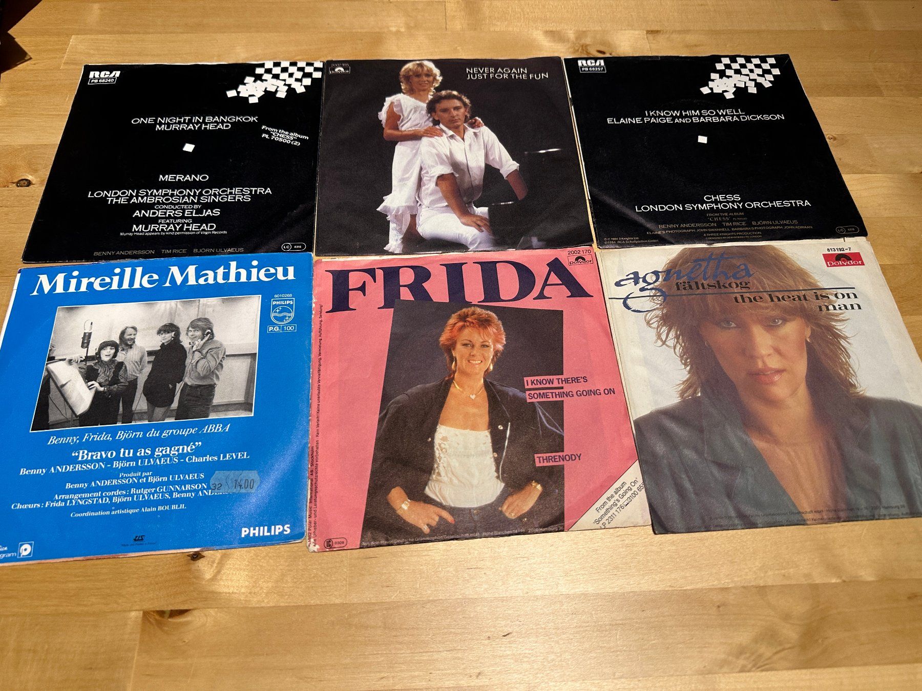ABBA FRIDA AGNETHA CHESS rare Singles inkl Mireille Mathieu (Gebraucht ...