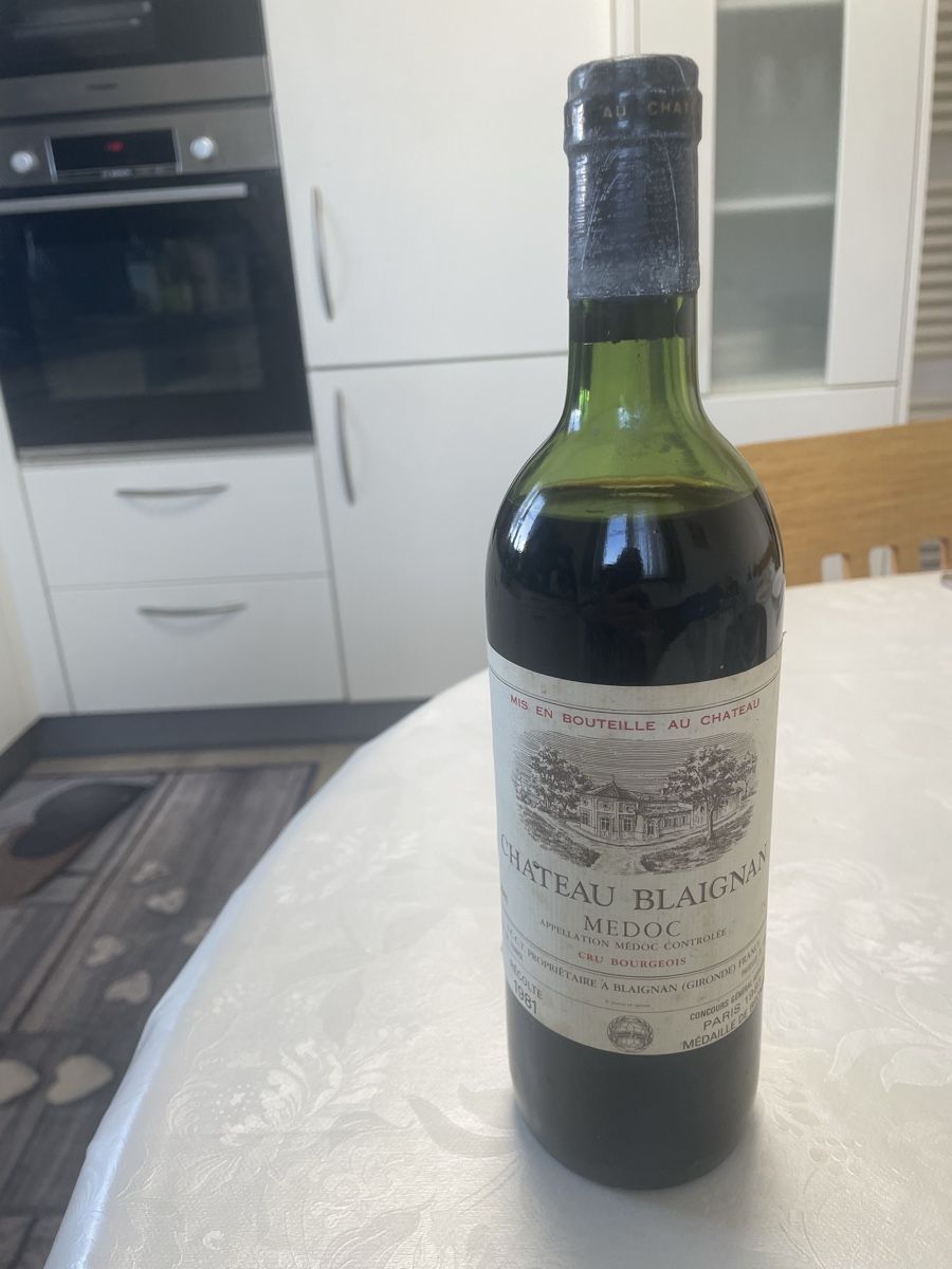 Vino: Wein 1981 Chateau Blaignan – Nuovo (secondo la descrizione) da Frauenfeld venduto da Waldtaube53 3