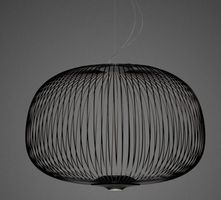 Foscarini Spokes 3 Ambient Pendelleuchte Aluminium schwarz